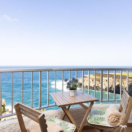 Cozy Seafront Studio With Balcony & Ocean Views San Marcos  Eksteriør bilde